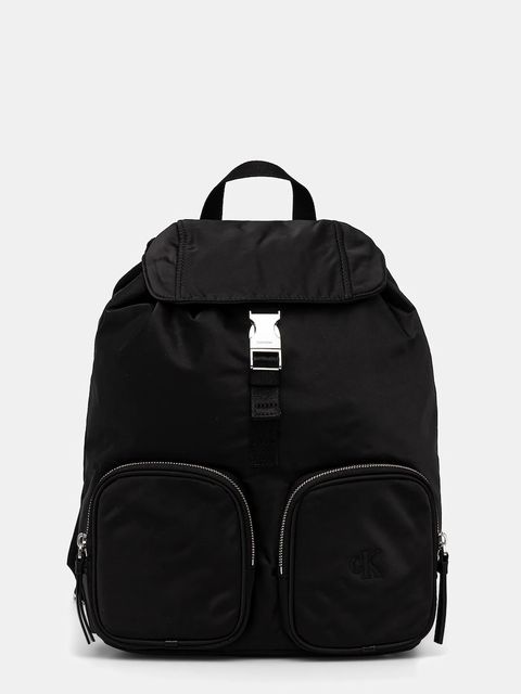 Calvin Klein plecak damski kolor czarny duży gładki LV04F3133G - zdjęcie produktu nr 1
