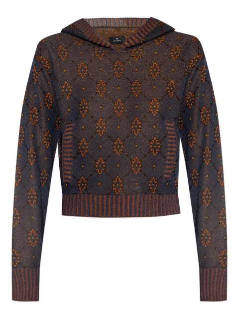 ETRO patterned hoodie - Brown - zdjęcie produktu nr 1