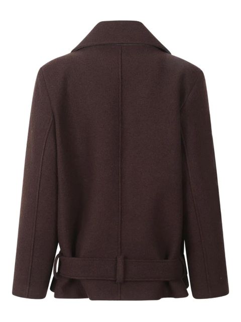 The Frankie Shop Pea brushed coat - Brown - zdjęcie produktu nr 2