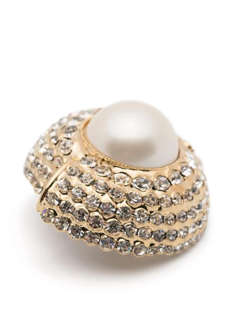 Rowen Rose embellished earrings - Gold