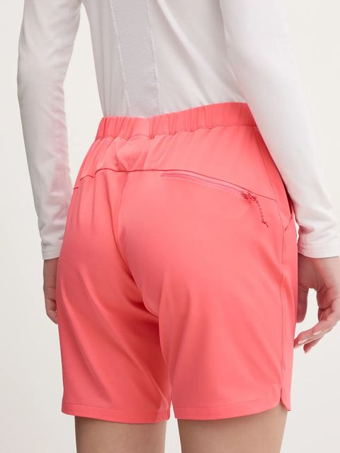 Jack Wolfskin szorty outdoorowe Hiking Alpine kolor pomarańczowy gładkie medium waist 1509141