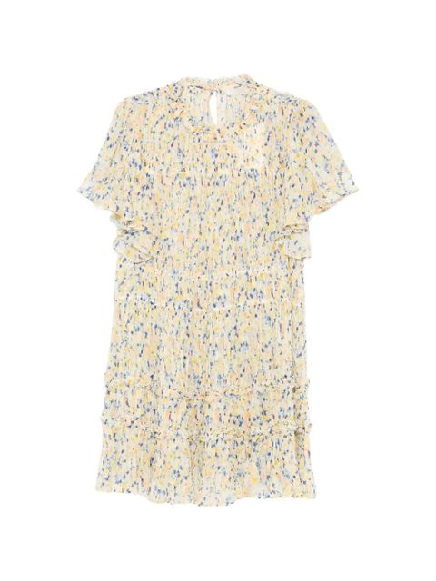Ulla Johnson Rylan ruffled floral mini dress - Neutrals - zdjęcie produktu nr 1