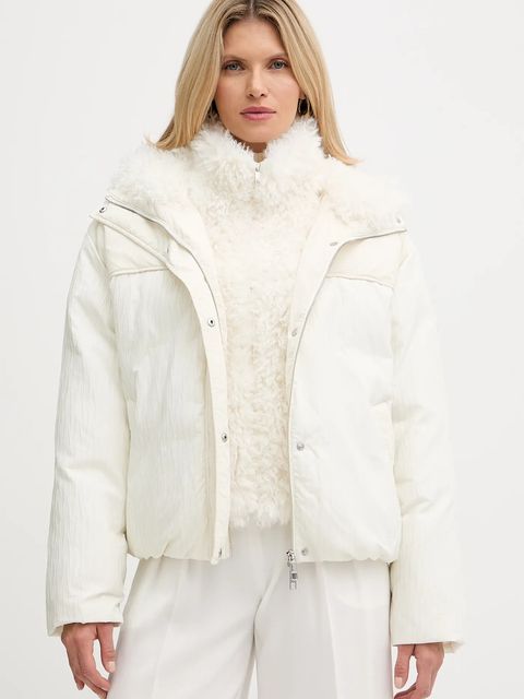 BOSS kurtka kolor beżowy zimowa oversize 50546842 - zdjęcie produktu nr 1