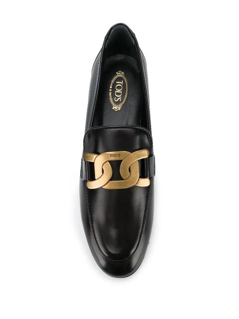 Tod's chain-strap loafers - Black - zdjęcie produktu nr 2