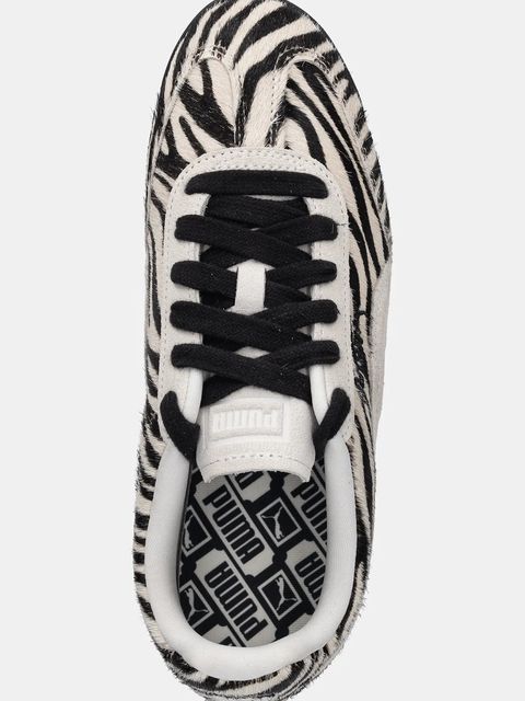 Puma sneakersy zamszowe Arizona Zebra Wns damskie kolor beżowy 404398