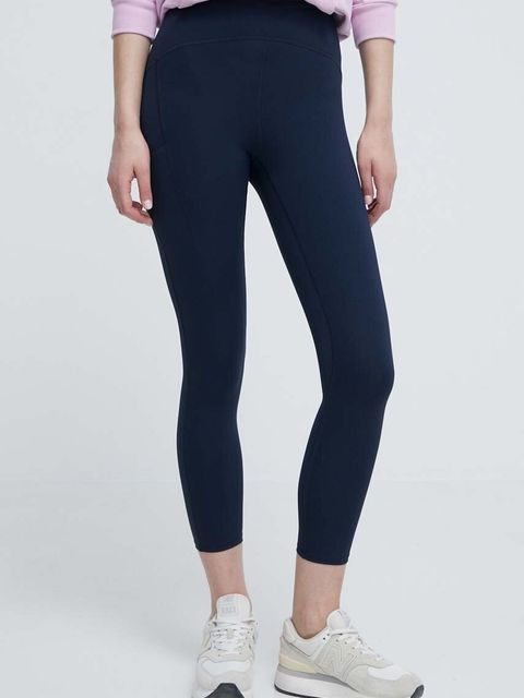 Helly Hansen legginsy damskie kolor granatowy gładkie 34318 - zdjęcie produktu nr 1