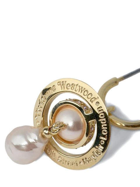 Vivienne Westwood Aleksa Orb-pearl earrings - Gold