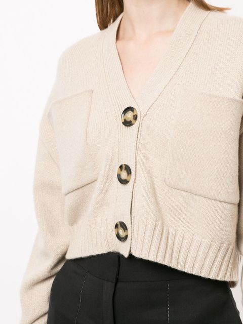 Proenza Schouler Eco cashmere cardigan - Brown - zdjęcie produktu nr 2
