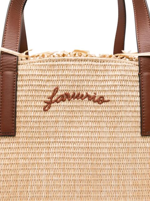 FARM Rio sun-embroidered tote bag - Neutrals