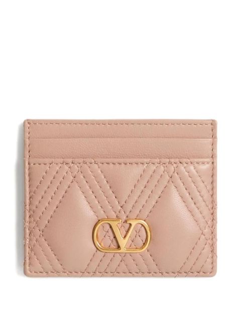 Valentino Garavani Quiltie 67 cardholder - Pink - zdjęcie produktu nr 1
