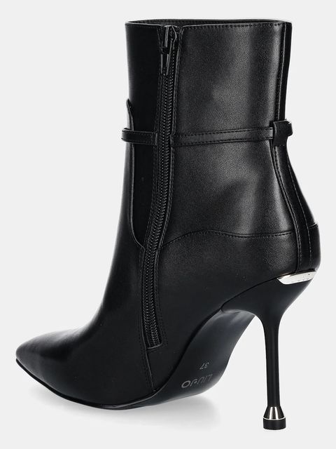 Liu Jo botki skórzane DEMI 06 damskie kolor czarny na szpilce SF5005P010222222