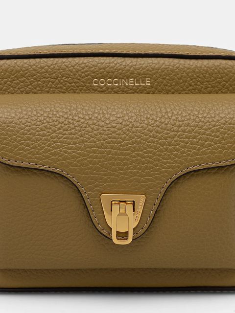 Coccinelle torebka skórzana kolor zielony E1 MF6 55 04 01