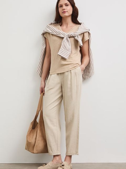 Medicine t-shirt damski lniany - zdjęcie produktu nr 2