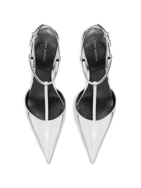 Tory Burch Gigi T-strap wedge - Silver