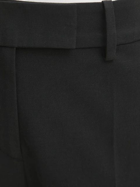 Answear.LAB spodnie garniturowe z prostą nogawką kolor czarny fason cygaretki high waist