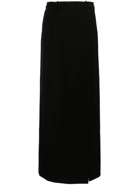 Balenciaga slit tailored maxi skirt - Black - zdjęcie produktu nr 1