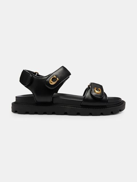 Coach sandały damskie skórzane Brynn Leather Sandal - zdjęcie produktu nr 2