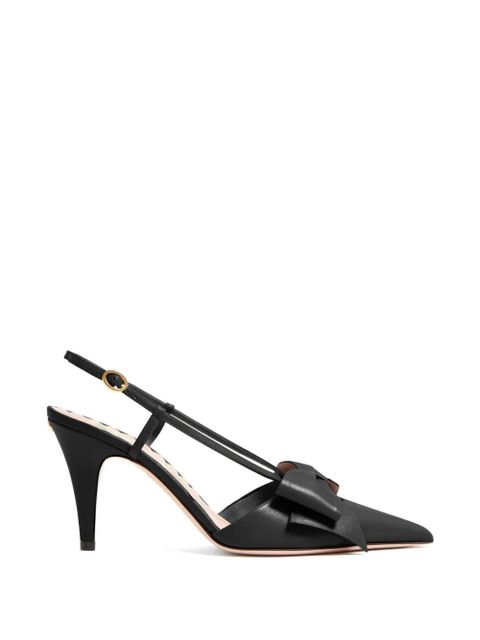 Valentino Garavani Bowow slingback pumps - Black - zdjęcie produktu nr 1
