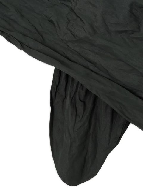 TOTEME crinkled draped scarf - Green - zdjęcie produktu nr 2