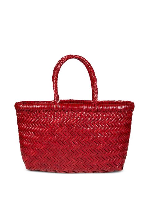 DRAGON DIFFUSION small woven tote bag - Red - zdjęcie produktu nr 2