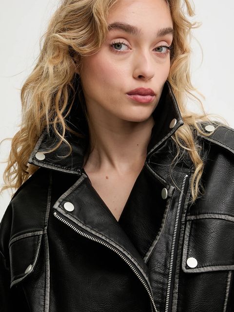 Answear.LAB ramoneska kolor czarny przejściowa