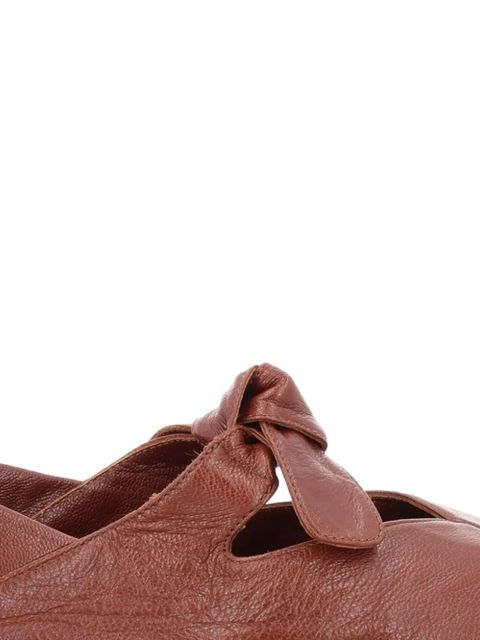 Hereu knot leather flats - Brown - zdjęcie produktu nr 2