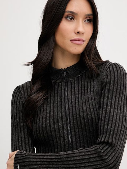 Guess Originals sukienka z domieszką wełny