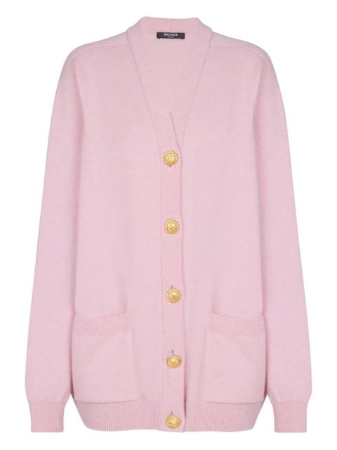 Balmain V-neck button cardigan - Pink - zdjęcie produktu nr 1