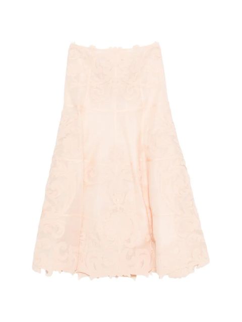 ZIMMERMANN floral-pattern midi skirt - Pink - zdjęcie produktu nr 1