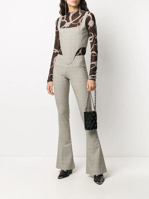 Rabanne diamond-pattern pierced shoulder bag - Black - zdjęcie produktu nr 2