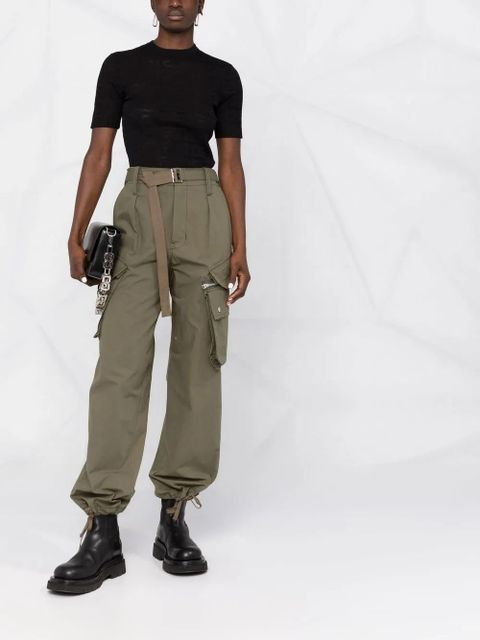 Givenchy 4G velour T-shirt - Black - zdjęcie produktu nr 2