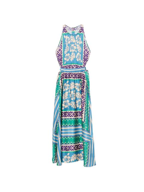 SANDRO Jade floral maxi dress - Blue - zdjęcie produktu nr 1