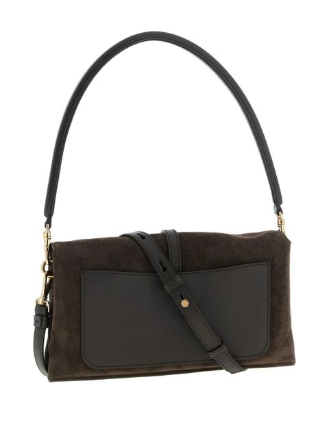 Tod's mini T Timeless suede shoulder bag - Brown - zdjęcie produktu nr 2