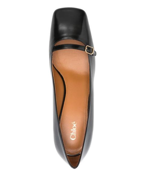 Chloé 80mm Janis heeled pumps - Black