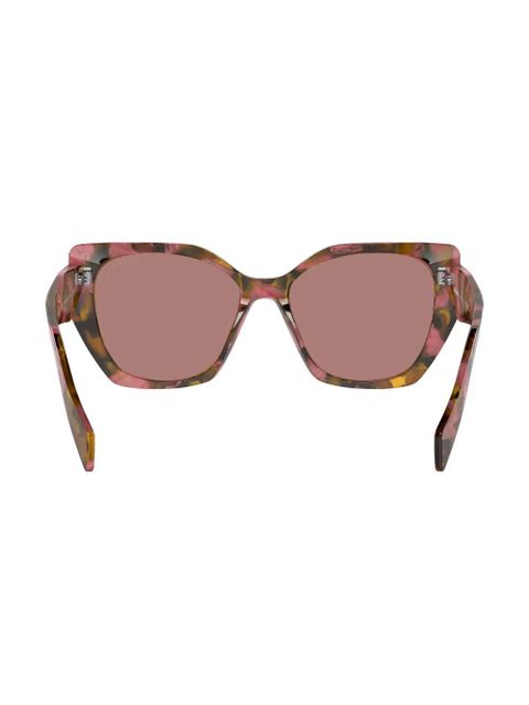 Prada Eyewear Prada PR 19ZS overvsize frame sunglasses - Brown