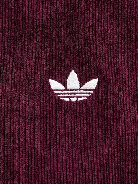 adidas Originals bluza welurowa Velour damska kolor bordowy z aplikacją KS0400