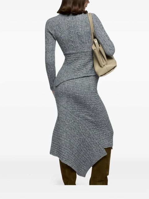 The Attico cable knit jumper - Grey - zdjęcie produktu nr 2