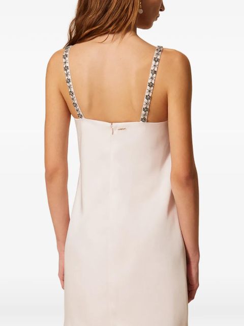 TWINSET crystal-embellishment mini dress - Pink