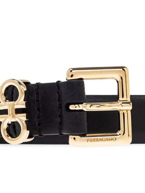 Ferragamo logo-buckle belt - Black - zdjęcie produktu nr 2