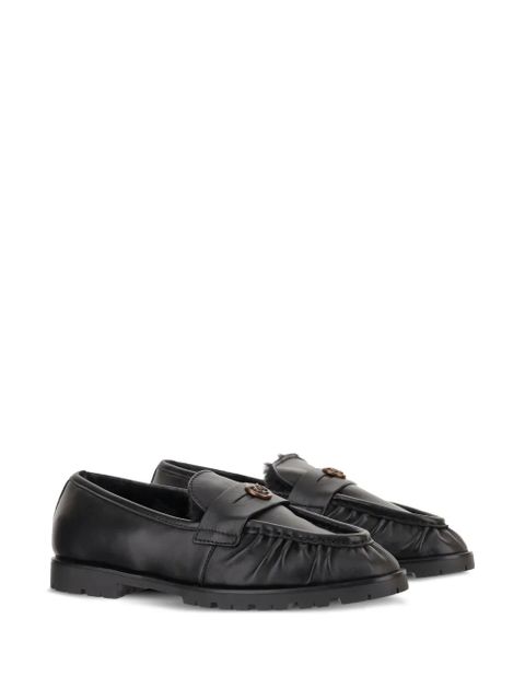 PINKO nappa leather loafers - Black - zdjęcie produktu nr 2