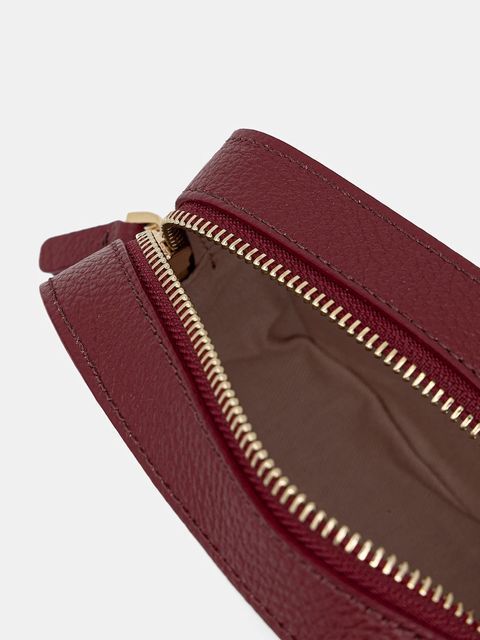 Coccinelle torebka skórzana kolor bordowy E5 MN5 55 I1 01