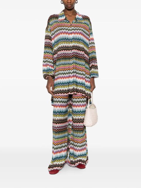 Missoni Chevron trousers - White - zdjęcie produktu nr 1
