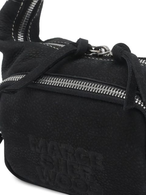 Marge Sherwood Micro City logo-detail shoulder bag - Black