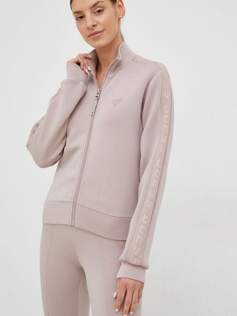 Guess bluza NEW ALLIE damska kolor różowy gładka V2YQ17 K7UW2 - zdjęcie produktu nr 1
