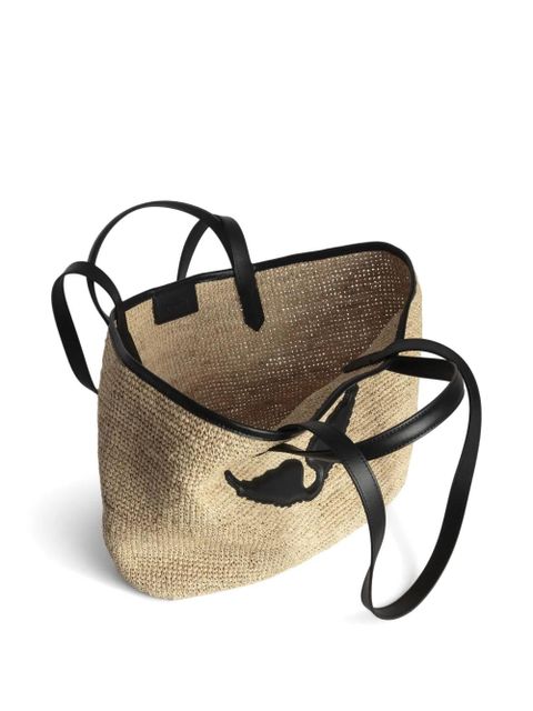 Zadig&Voltaire large Wings basket beach bag - Neutrals