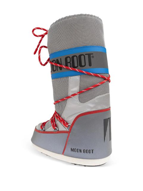 Moon Boot MB Icon Space Racing lace-up boots - Grey