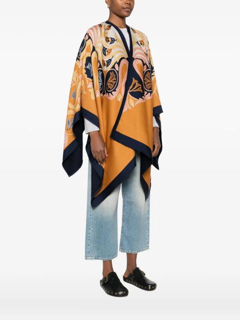 ETRO floral-print cape - Orange - zdjęcie produktu nr 2