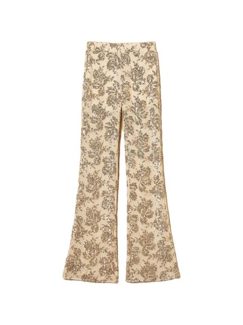 TWINSET sequin-embellished trousers - Neutrals - zdjęcie produktu nr 1