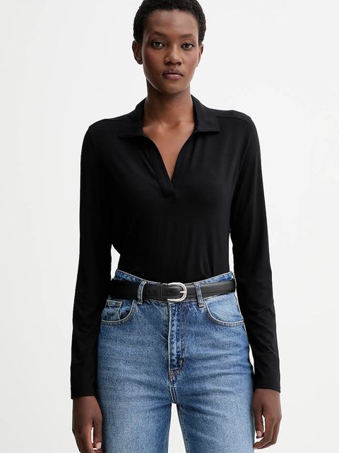 Marc O'Polo longsleeve kolor czarny 510214952227 - zdjęcie produktu nr 1