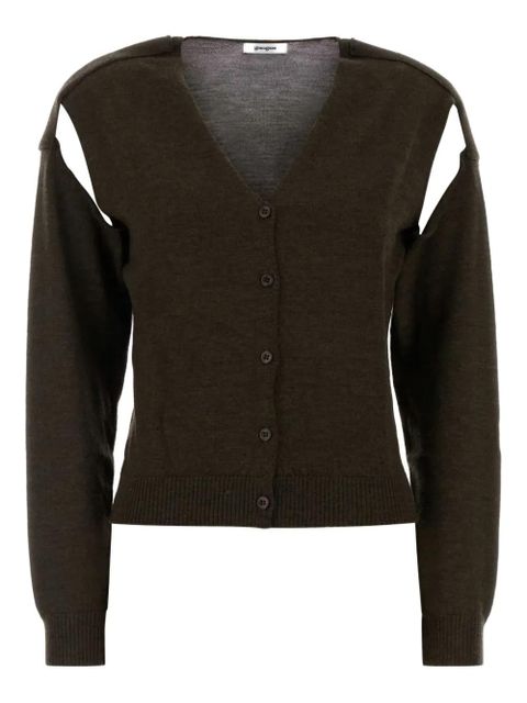 Gimaguas Coucou cutout cardigan - Brown - zdjęcie produktu nr 1